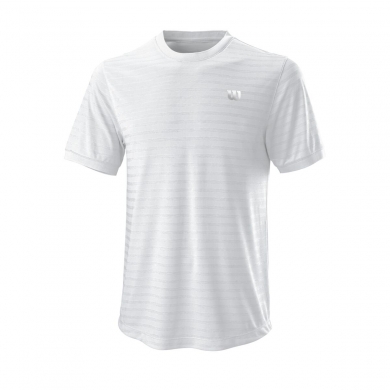 Wilson Tennis Tshirt Stripe Crew white Men